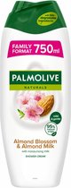 Palmolive Douchecréme Naturals Amandel - 3 x 750 ml - Voordeelverpakking