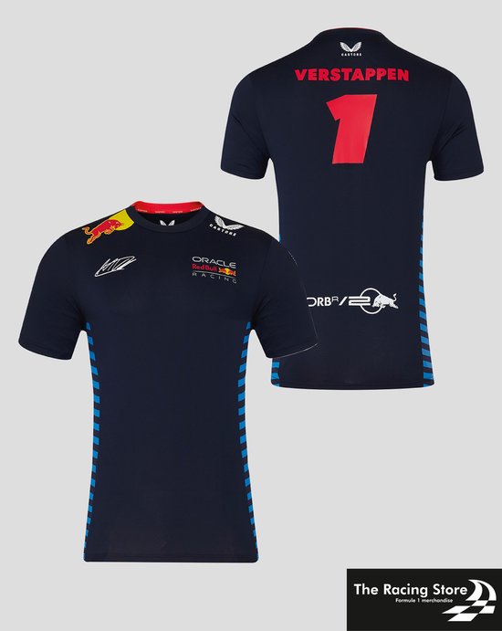 Oracle Red Bull Racing Max Verstappen Shirt 2024 L -Nr 1 - Formule 1