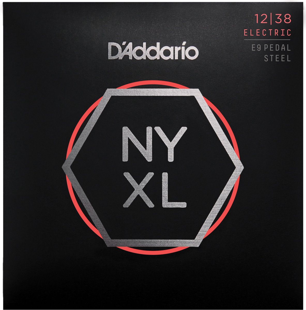D'Addario NYXL12-38PS Pedal Steel 12-38 E-9th, Carbon Steel - Snaren