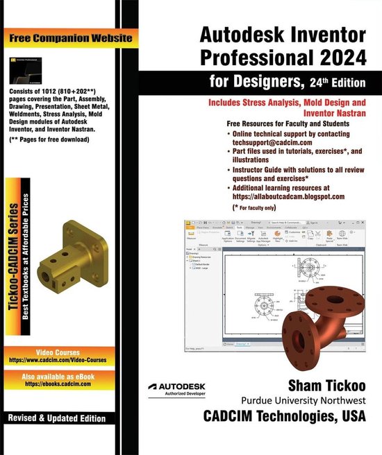 Autodesk Inventor Professional 2024 for Designers, 24th Edition (ebook