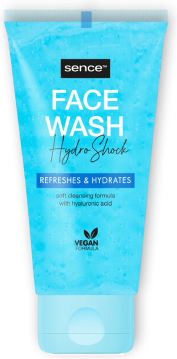Sence Face Wash Alle Huidtypes Hydro Shock - 12 x 150 ml - Voordeelverpakking