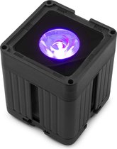 Beamz Professional KUBE20BK - IP65 - RGBWA-UV - Spot lumineux à piles pour intérieur et extérieur - Zwart
