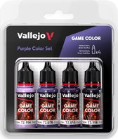 Vallejo 72382 Game Color - Purple Color Set - Acryl Set Verf set