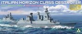 1:350 Takom 6007 Italian Horizon Class Destroyer - D553 Andrea Doria/D554 Caio Duilio Plastic Modelbouwpakket