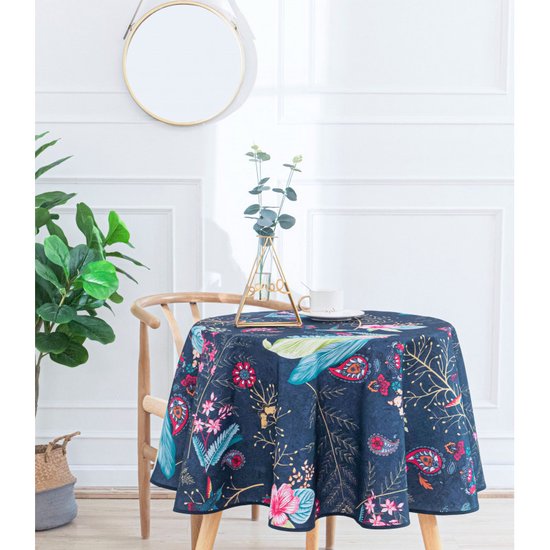 Snel Drogend Tafelkleed Le Linge De Jules Stain-Resistant Tablecloth Christmas Red Tafelkleed 350 Cm
