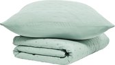 Uni ESSENTIAL Bedsprei - Celadon blauw - 240x260 cm