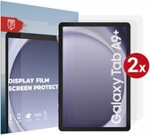 Rosso Tablet Screen Protector Geschikt voor Samsung Galaxy Tab A9 Plus | TPU Display Folie | Ultra Clear | Case Friendly | Duo Pack Beschermfolie | 2-Pack