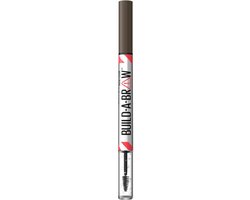 Maybelline - Build-a-Brow - Wenkbrauwpotlood/-gel - voor elk type wenkbrauw - creëert natuurlijke, vollere wenkbrauwen in slechts 2 stappen - Black Brown