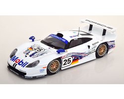 Het 1:18 gegoten model van de Porsche 911 3.2L GT1 Evo Team Porsche #25 van de 24H LeMans van 1997. De rijders waren H.J. Stuck / T. Boutsen en B. Wollek. De fabrikant van het schaalmodel is Werk83. Dit model is alleen online verkri