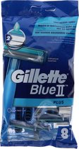 Voordeelverpakking 3 X Gillette Blue II Plus Disposable Razors 8s GILL139