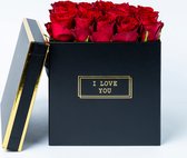 Bloomgift | Romantisch Cadeau | Rozen Giftbox | Large | Verse rode rozen