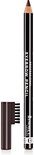 Rimmel London Professional Eyebrow Pencil in donkerbruin met borsteltje.