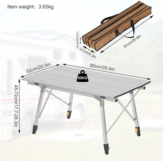 Picknicktafel Campingtafel Inklapbaar En Hoogte VerstelbaarBalkontafel In Aluminium En Mdfzwart Woltu Picknicktafel Campingtafel Inklapbaar En Hoogte VerstelbaarBalkontafel In Aluminium En Mdfzwart Woltu