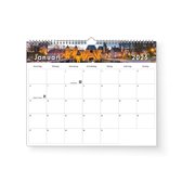 Amersfoort Kalender 2025 - 32x22.5cm - 6 vellen 200 gms papier - Spiraalgebonden