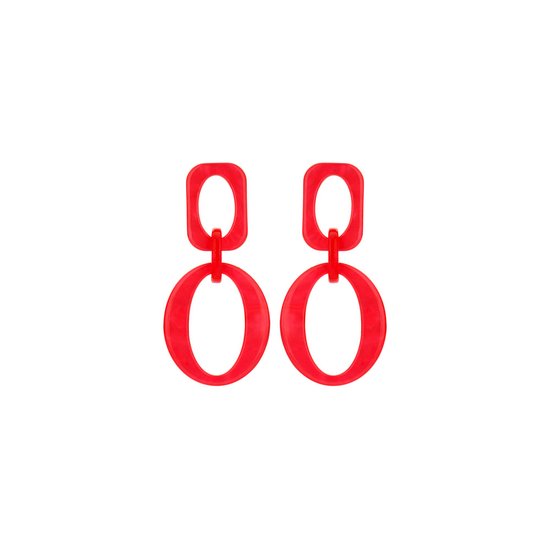 Les Cordes - KIOMA (OB) - Boucles d'oreilles - Rose - Résine - Bijoux - Femme - Printemps/Été