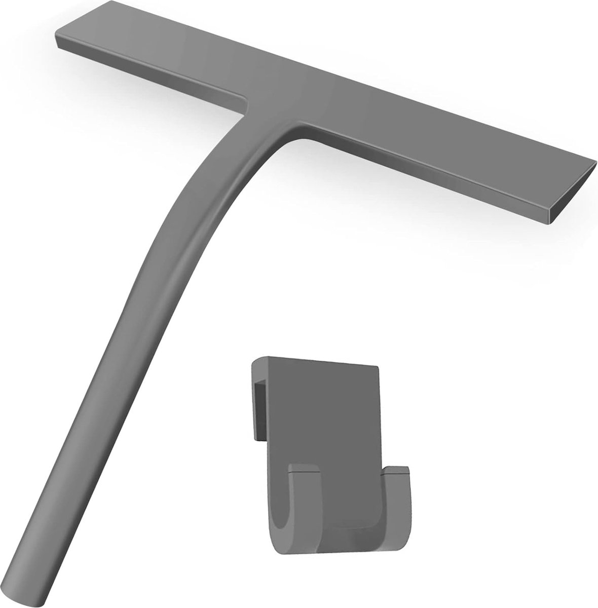 Goedkoopste Douchewisser, siliconen douchewisser met muurhanger Geen boren Zuigmond Douche Badkamer Raamwisser voor douchedeuren