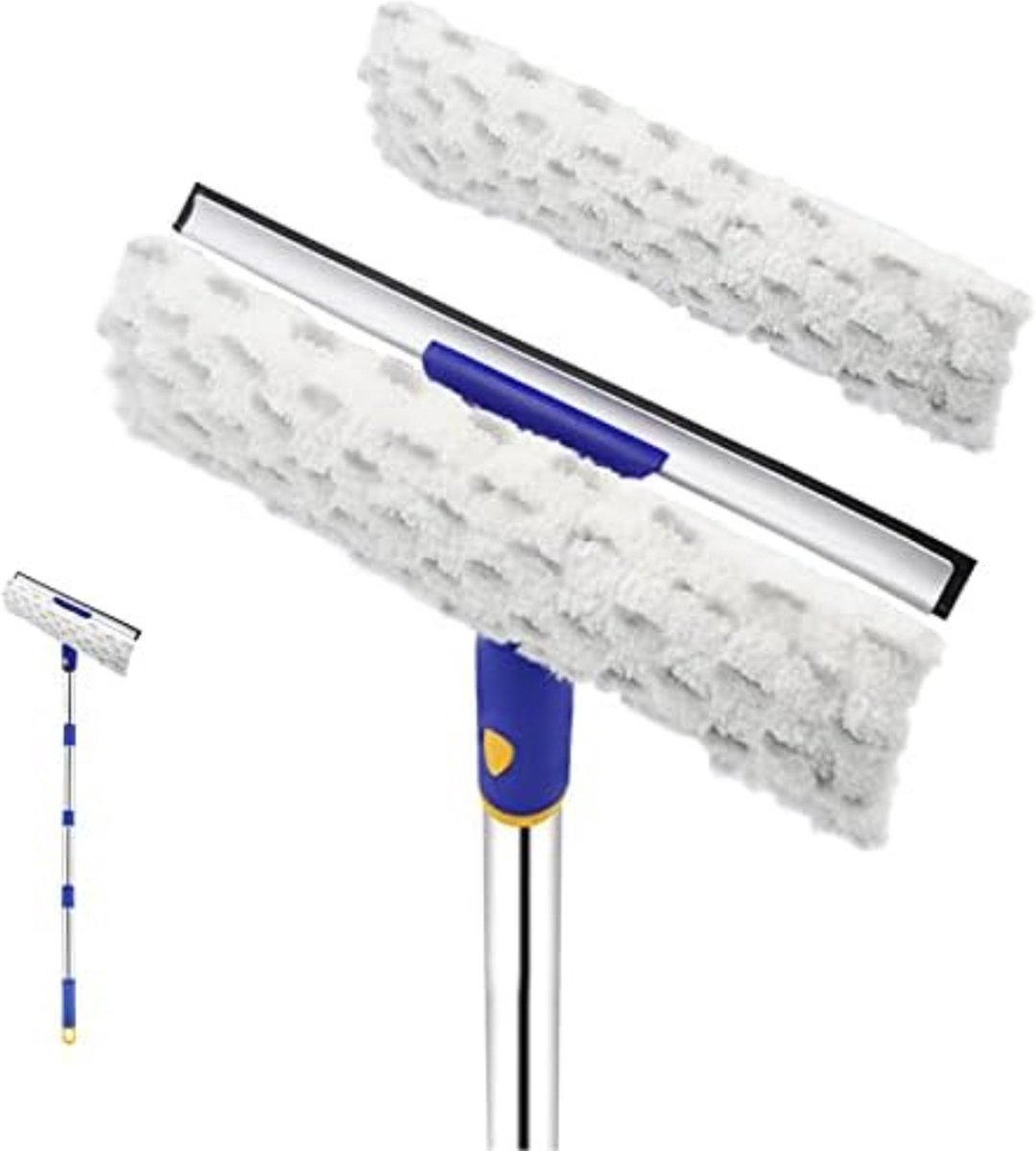 Goedkoopste Ramenwasser telescopisch - Ramenwasser met steel - Ramenwisser met telescoopsteel