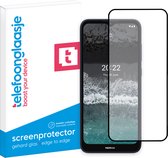 Telefoonglaasje Screenprotectors Geschikt voor Nokia C21 - Volledig Dekkend - Gehard Glas Screenprotector Geschikt voor Nokia C21 - Beschermglas van rand tot rand