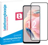 Telefoonglaasje Screenprotectors Geschikt voor Xiaomi Redmi Note 12 4G - Volledig Dekkend - Gehard Glas Screenprotector Geschikt voor Xiaomi Redmi Note 12 4G - Beschermglas van rand tot rand
