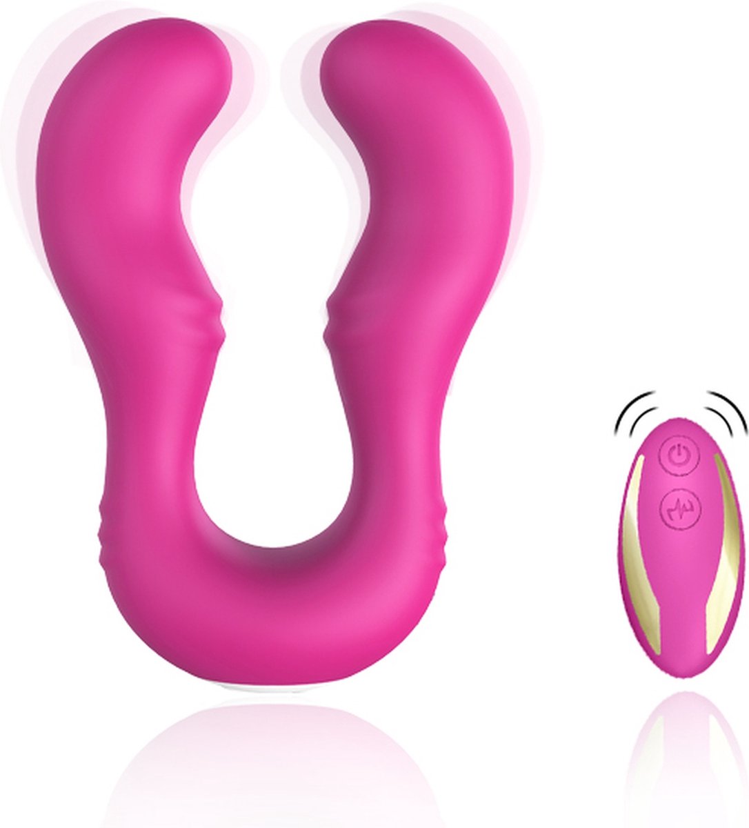 Bossoftoys - Koppel Vibrator Seraph rose red with remote