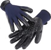 Go Go Gadget - Grooming Handschoenen - voor Katten en Honden - Vacht handschoenen - 1 paar - Donker Blauw