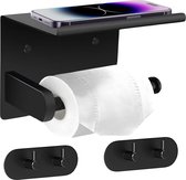 Toiletpapierhouder Zelfklevend - Modern Design - Opbergrek voor Toiletrollen - Badkameraccessoires - Gemakkelijk te Installeren