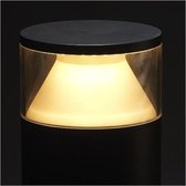 Lampe sur pied LED Edison Tavira – 6,5W / acier inoxydable / 230V / IP65 / étanche / lampe d'extérieur / éclairage extérieur / éclairage de jardin / lampe de jardin / blanc chaud
