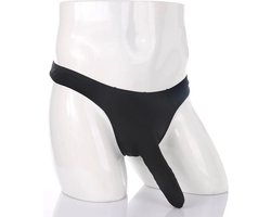Heren string met gesloten sleeve - BDSM - Kuisheid - Erotische slip mannen