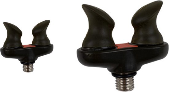 Faith Lock Rest Black - Green - per 3 - Achtersteun - Karper vissen - Hengelsteun — afbeelding 2
