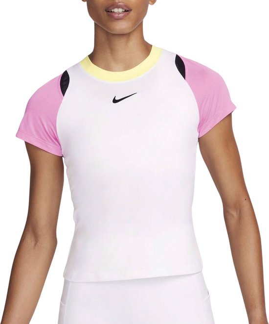 Nike Court Advantage tennis shirt dames wit dessin