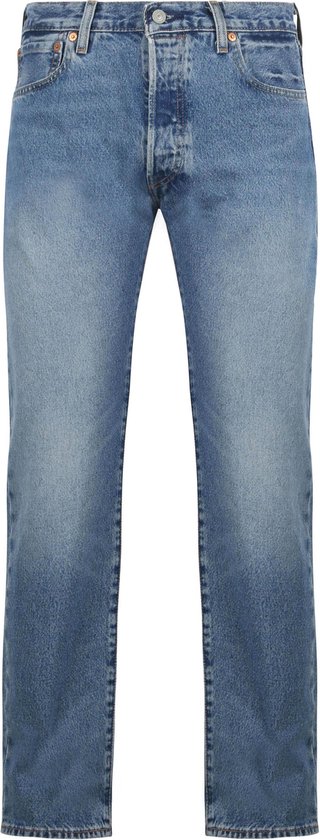 Levi's - ’s 501 Broek Regular Fit Mid Blauw - Heren - W - L - Regular-fit