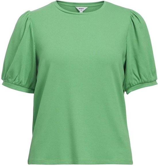 Object Objjamie S/s Top Tops & T-shirts Dames - Shirt - Groen - Maat S