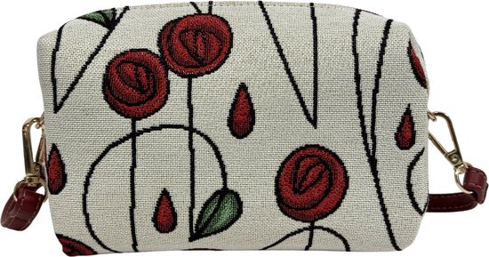 Mini tasje - Simple rose - Roos - Charles Rennie Mackintosh