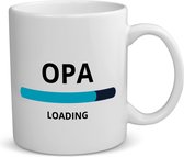 Akyol - opa loading koffiemok - theemok - Opa - ochtendkoffie laden - verjaardagscadeau - verjaardag - cadeau - cadeautje voor opa - opa artikelen - kado - geschenk - gift - 350 ML inhoud