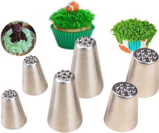 Wination 3 Stks/set Crème Icing Lange Piping Nozzles, Rvs Donut Filler, Profiteroles Crème Bladerdeeg Tip Spuit Nozzles, Gebak Cupcake Cake Decorating
