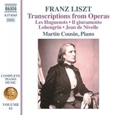 Martin Cousin - Franz Liszt: Transcriptions from Operas (CD)