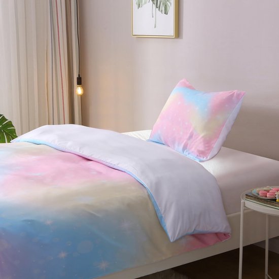 Beddengoed 135 x 200 cm, sterren, kinderbeddengoed, roze, 80 x 80 cm 135 x 200, 100% katoen, flanel, ritssluiting, kinderbeddengoed, meisjesbeddengoed Beddengoed 135 x 200 cm, sterren, kinderbeddengoed, roze, 80 x 80 cm 135 x 200, 100% katoen, flanel, ritssluiting, kinderbeddengoed, meisjesbeddengoed