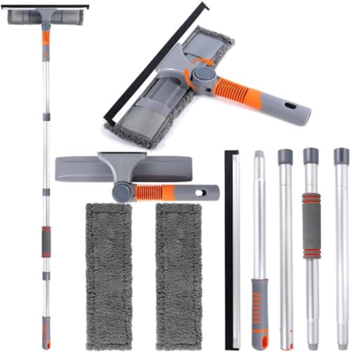 Goedkoopste Ramenwasser telescopisch - Ramenwasser met steel - Ramenwisser met telescoopsteel