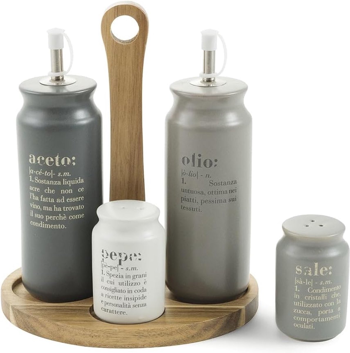 Azijn en olie dispenser set