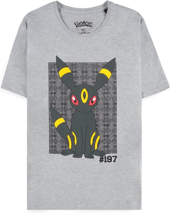 Pokémon - Umbreon Heren T-shirt - XL - Grijs