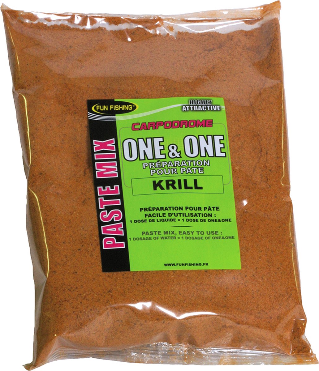 Fun Fishing One & One Paste Mix 500gr - Smaak : Krill