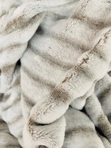 Flannellen deken grijs - 150x200cm