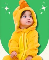 BoefieBoef Baby/Toddler Onesie Animal Tiger – Pyjama ou barboteuse animal le plus mignon pour votre petit aventurier ! Taille M 18 mois à 4 ans