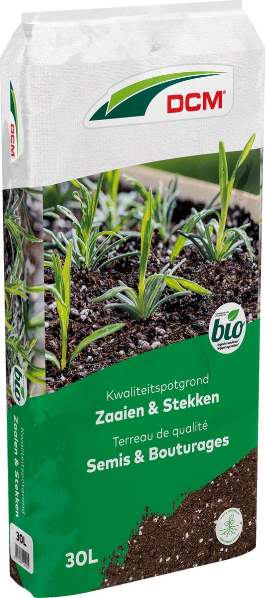DCM Potgrond Zaaien & Stekken - Potgrond - 30 L