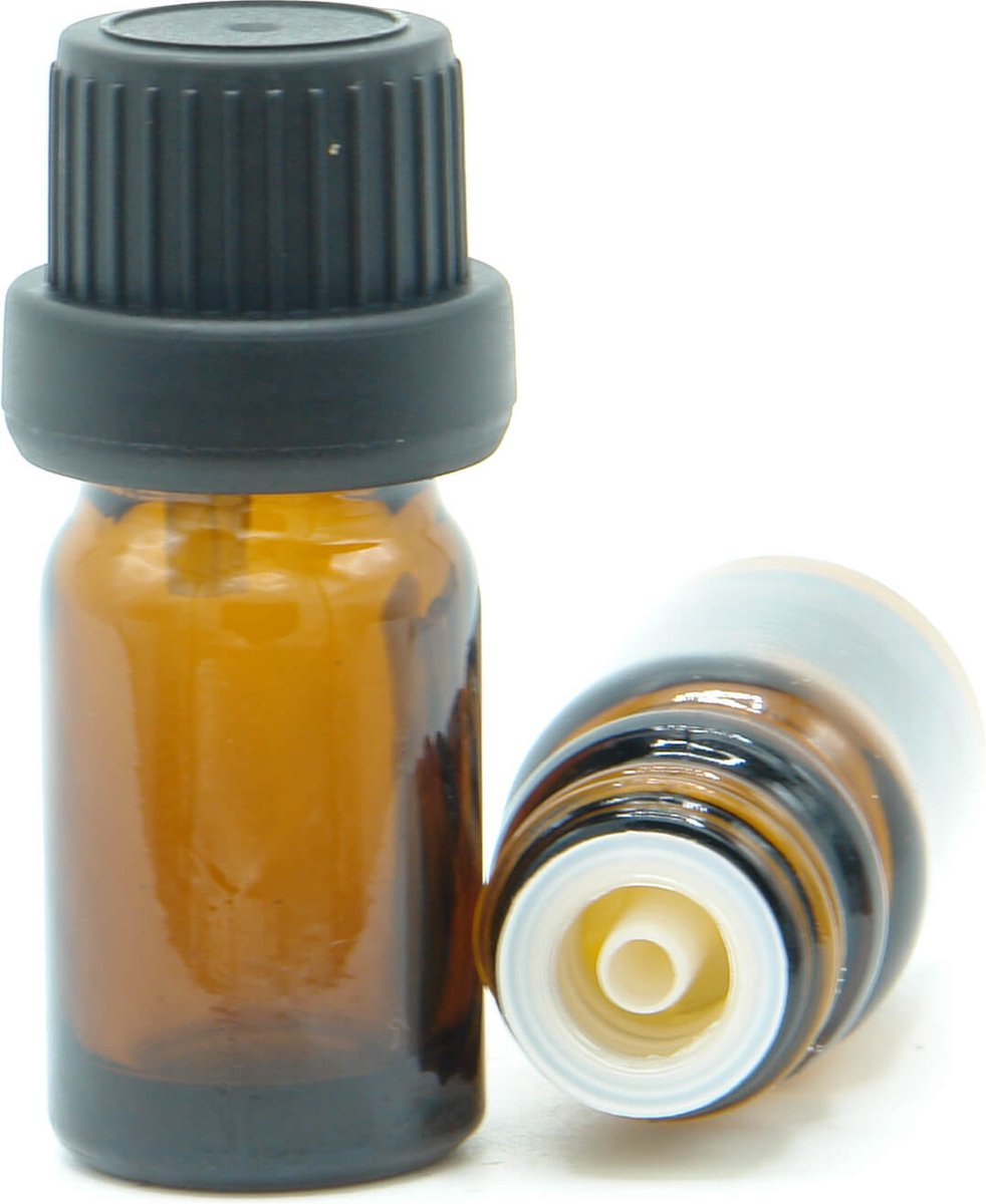 Druppelflesje 5ml - 1 stuk - Leeg Druppelflesje Glas met Druppelaar - Garantiesluiting