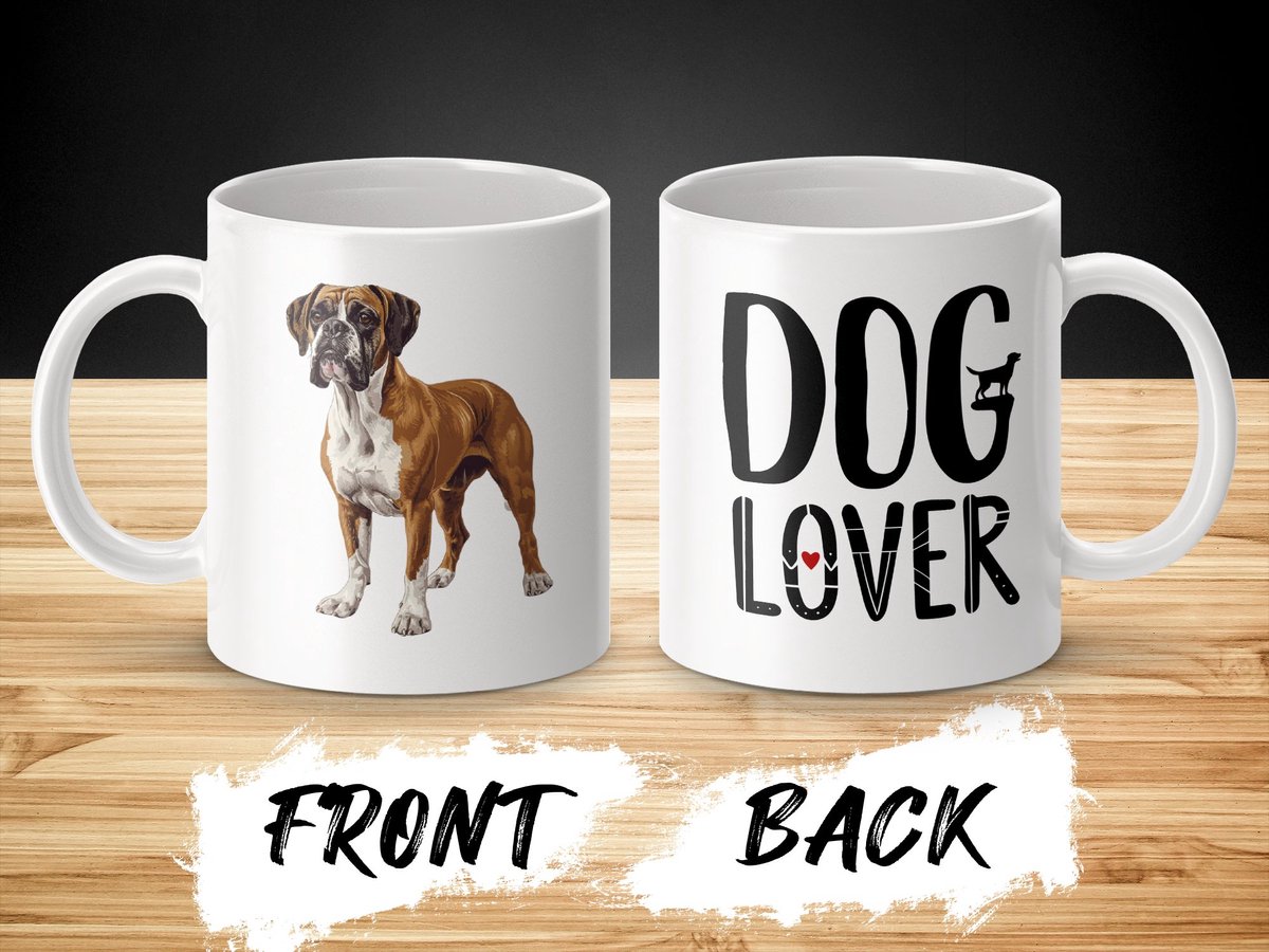 Mok Boxer dog - hond/ Dog lover