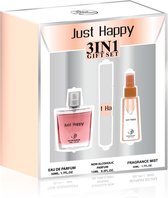 Just Happy Gift set 3 in 1 for her by Blue Dreams