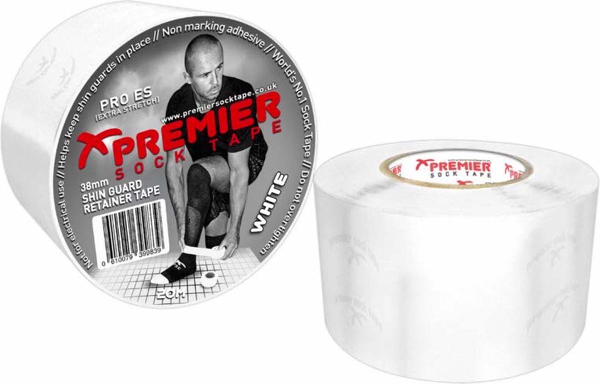 Premier Socktape SGR 38mm x 20 meter wit