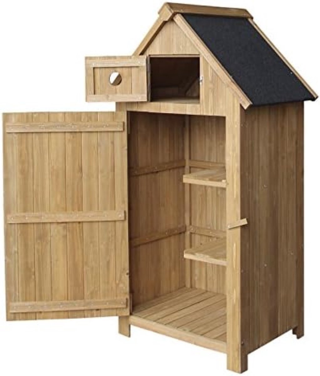 Bol.com Tuinkast Hout - Tuinkast Hout Berging - Tuinberging Hout - Tuinkasten Voor Buiten aanbieding