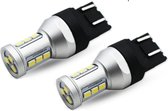 TLVX T20 7440 W21W High Power LED Canbus - 6000K wit licht - Auto lamp - Stadslicht - Dagrijverlichting - DRL - Achterlichten - Achteruitrijverlichting (set, 2 stuks)